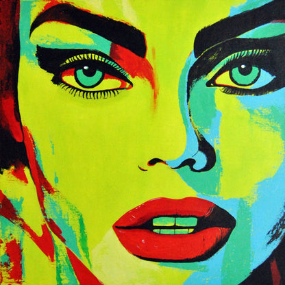 cuadro original pintado con acrílico sobre lienzo ideal para decoración de hogar o tienda o cafetería