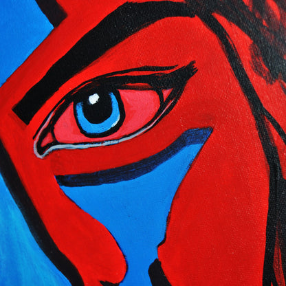 cuadro original pintado con acrílico sobre lienzo ideal para decoración de hogar o tienda o cafetería