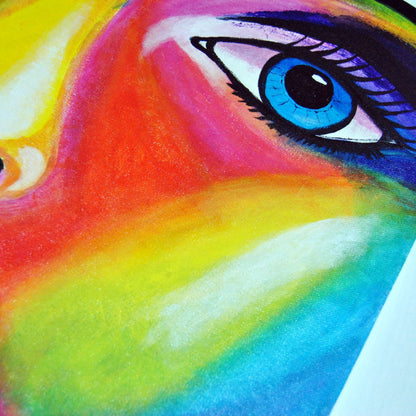 cuadro original pintado con acrílico sobre lienzo ideal para decoración de hogar o tienda o cafetería