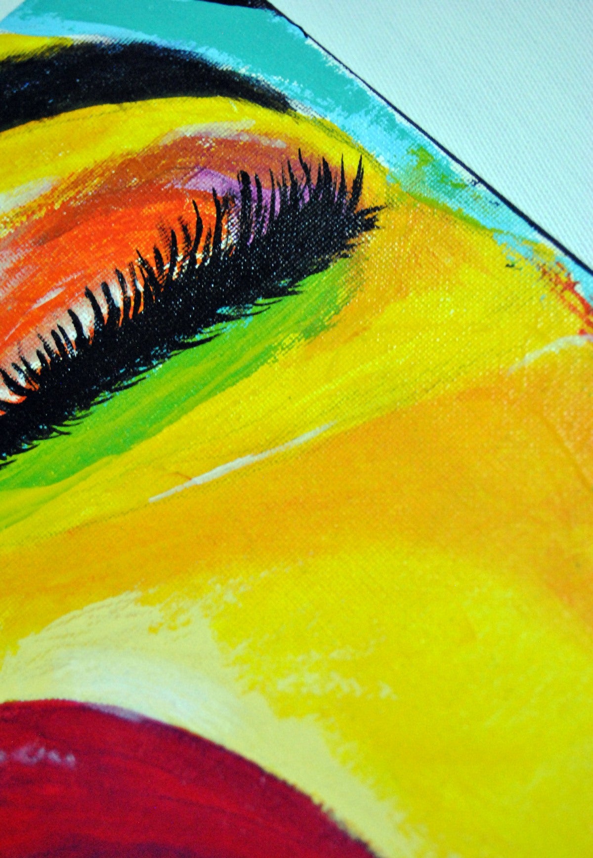 cuadro original pintado con acrílico sobre lienzo ideal para decoración de hogar o tienda o cafetería