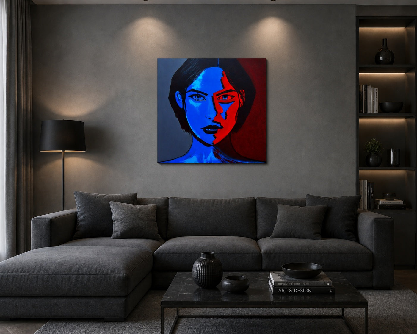 cuadro original pintado con acrílico sobre lienzo ideal para decoración de hogar o tienda o cafetería