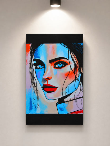 cuadro original pintado con acrílico sobre lienzo ideal para decoración de hogar o tienda o cafetería