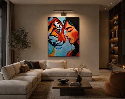 cuadro original pintado con acrílico sobre lienzo ideal para decoración de hogar o tienda o cafetería