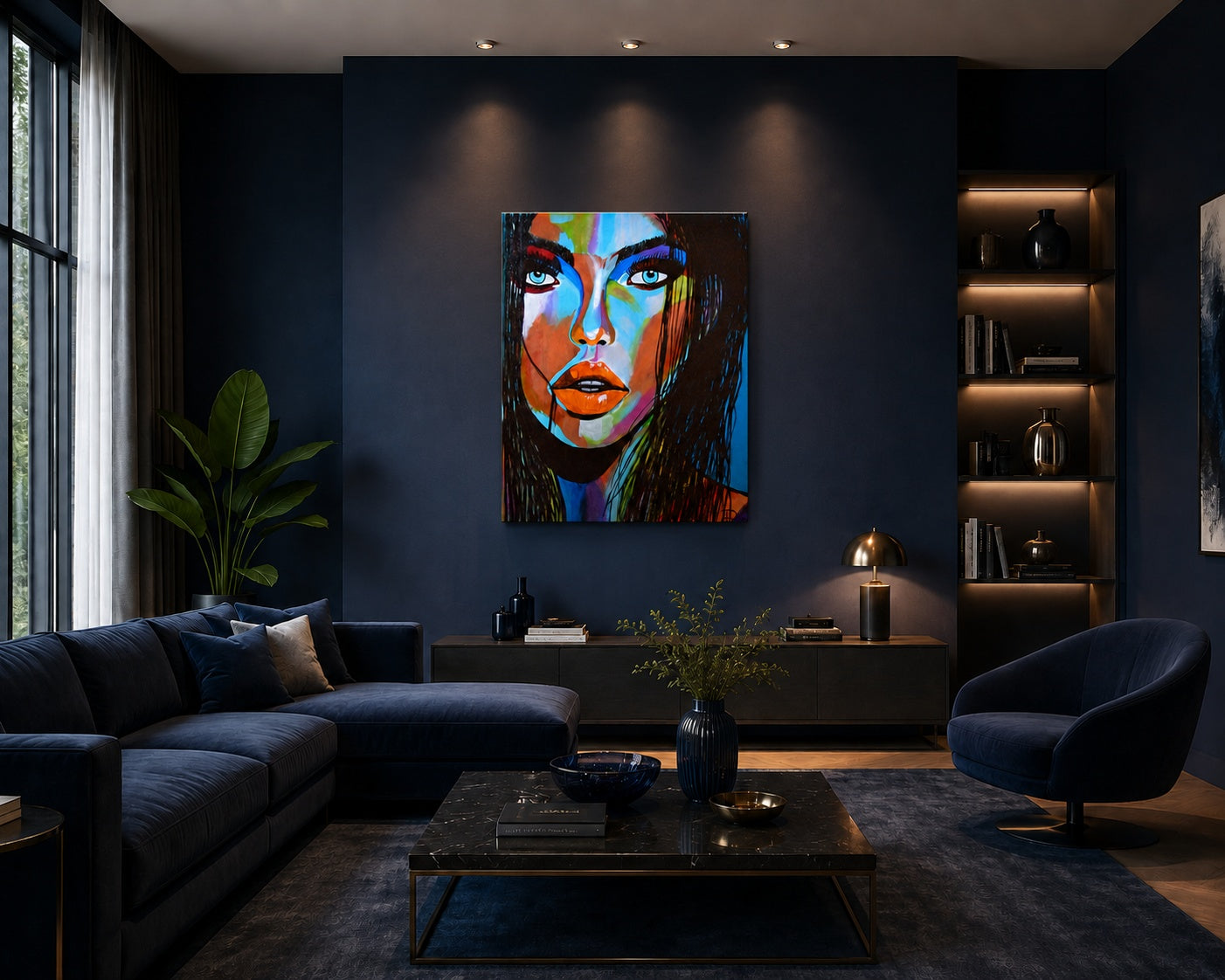 cuadro original pintado con acrílico sobre lienzo ideal para decoración de hogar o tienda o cafetería