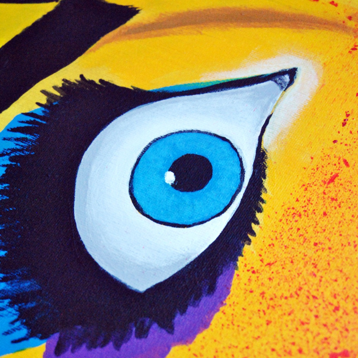 cuadro original pintado con acrílico sobre lienzo ideal para decoración de hogar de lujo o tienda o cafetería
