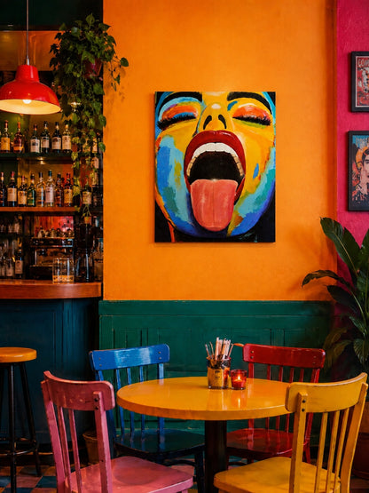 Cuadro Pop Art contemporáneo para decoración de restaurantes y cafeterías