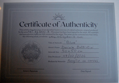 cuadro figurativo original en acrílico con certificado de autenticidad