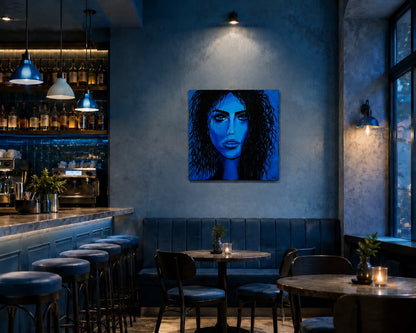 cuadro original en acrílico sobre lienzo ideal para decoración de bares y restaurantes