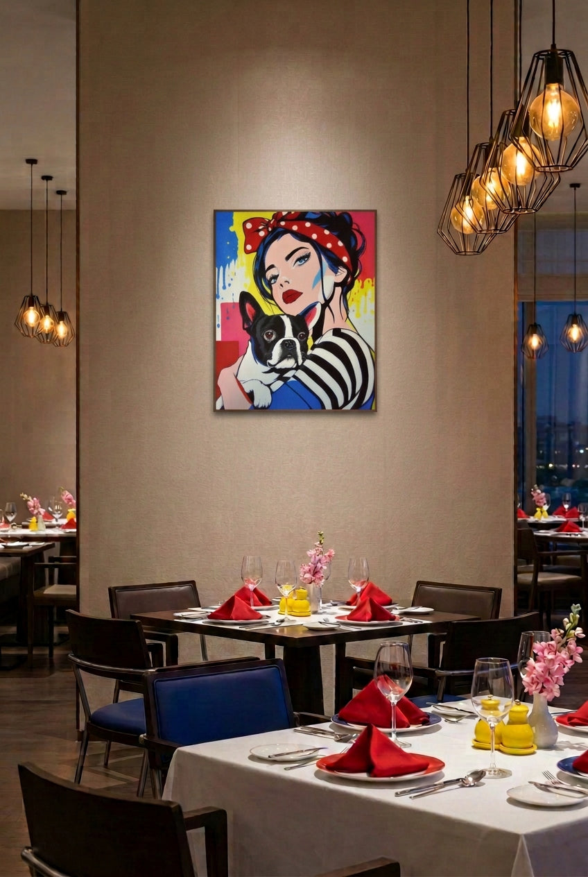 Cuadro original para decorar restaurantes