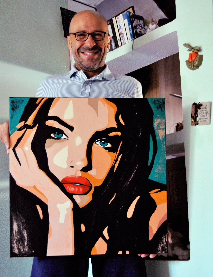 DESIRE - Cuadro pop art figurativo