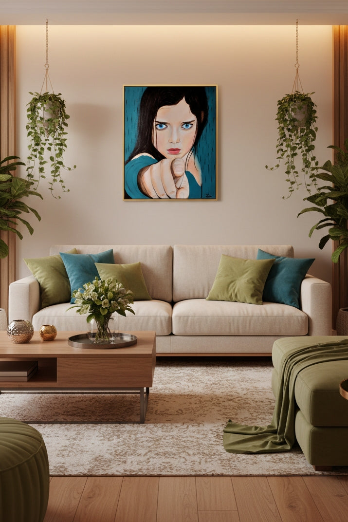 cuadro pop art pintado a mano en acrílico sobre lienzo ideal para decoración de casas de lujo 