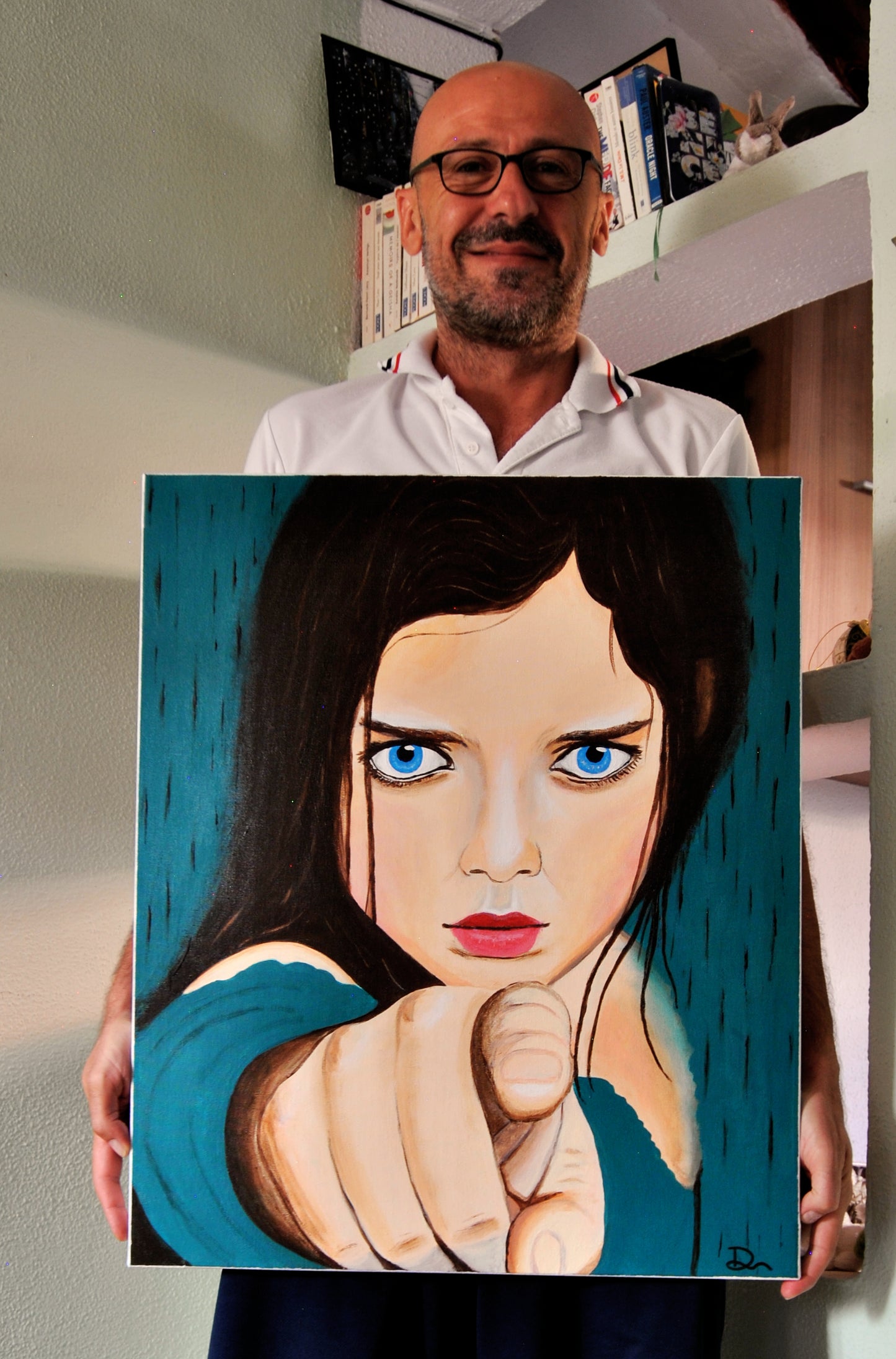 cuadro pop art pintado a mano en acrílico sobre lienzo ideal para decoración de hoteles, casas de lujo o restaurantes