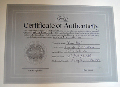certificado de autenticidad de pintura  ideal para decoración de hoteles, casas de lujo o restaurantes