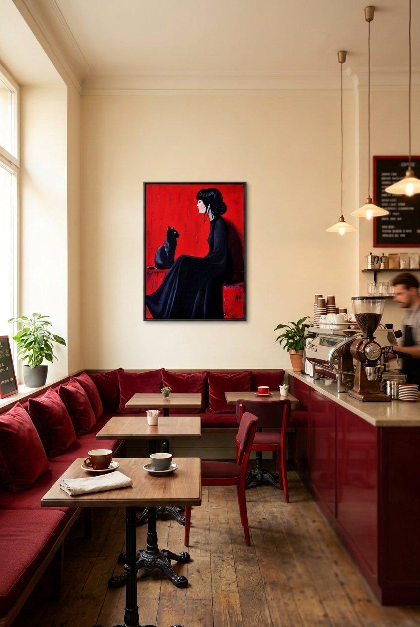 Pintura decorativa para cafeterías