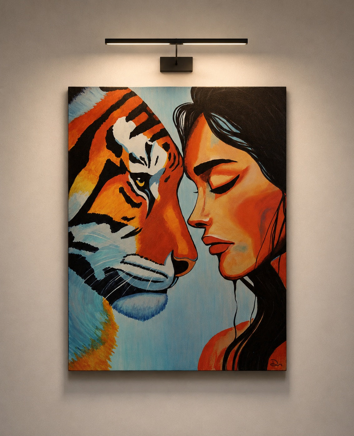 pintura contemporánea con mucha energía, para exposiciones y decoraciones