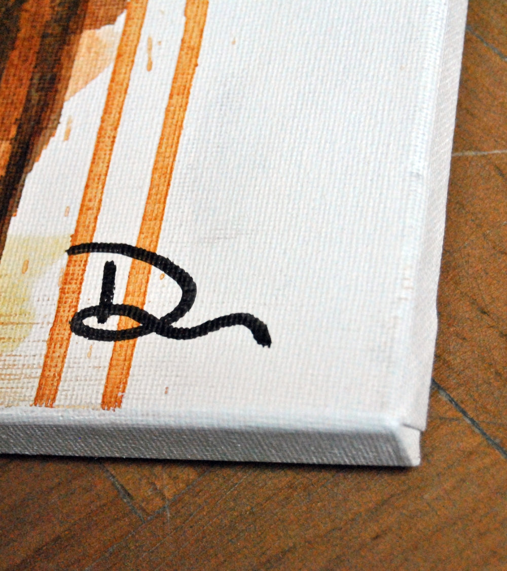 Pintura original con firma del autor