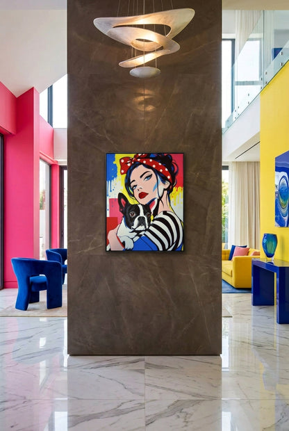 Pintura pop art para casas de lujo