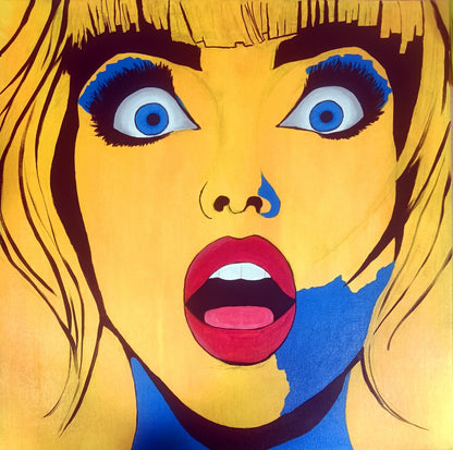 Proceso de creación de cuadro pop art