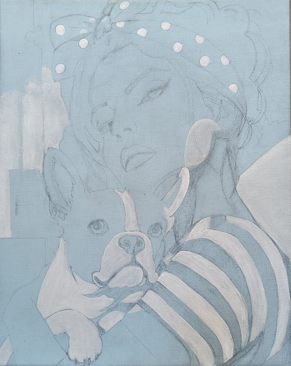 Proceso de creación de una pintura