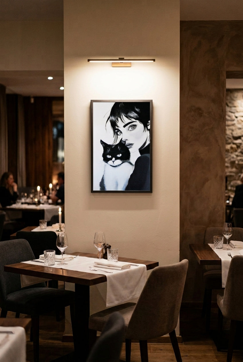 Cuadro hecho a mano para decorar restaurantes