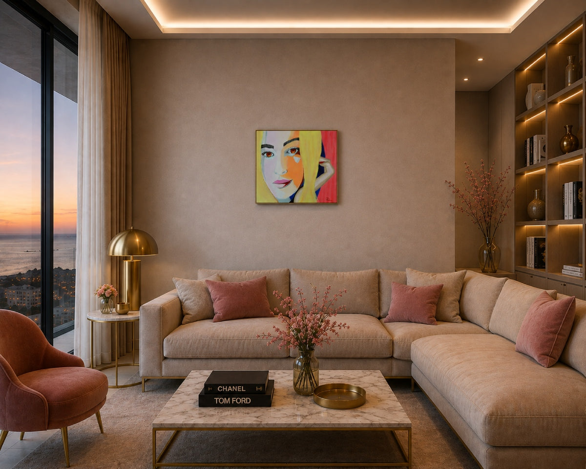Pintura contemporánea original ideal para decorar pisos de lujo