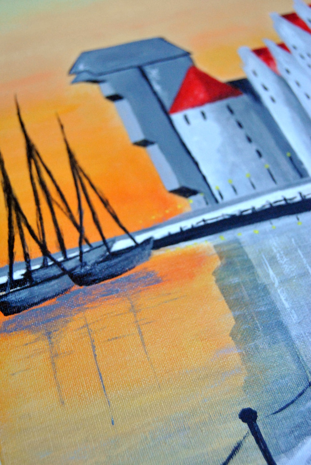 SUNSET - Pintura contemporánea urbana