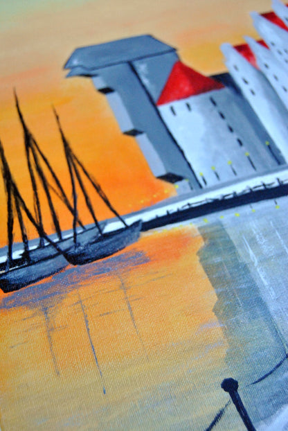 SUNSET - Pintura contemporánea urbana