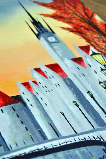 SUNSET - Pintura contemporánea urbana