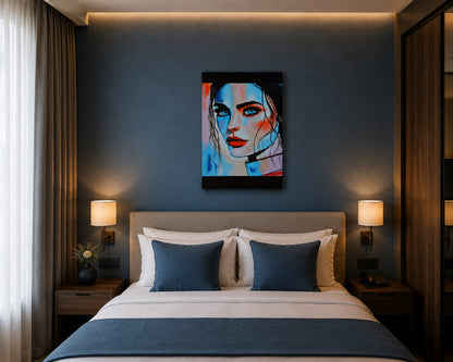 Obra contemporánea ideal para decoración de hoteles